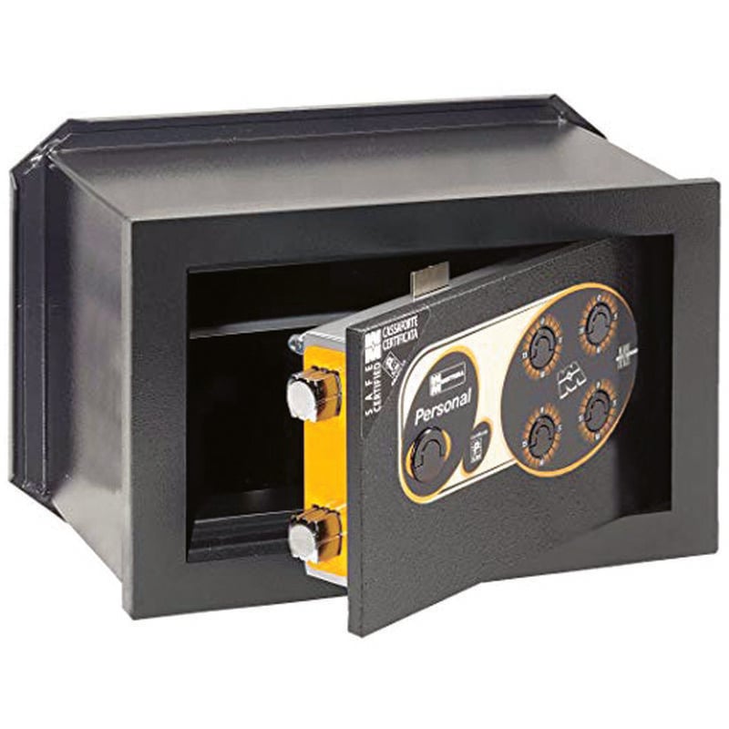 foto del prodotto cassaforte con combinazione meccanica 11.5120 mm.350x200x230h. 2 2 chiusure, kg.17 115120 