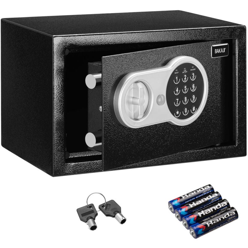 foto del prodotto cassaforte digitale a muro cassetta sicurezza elettronica 31x20x20cm casa hotel