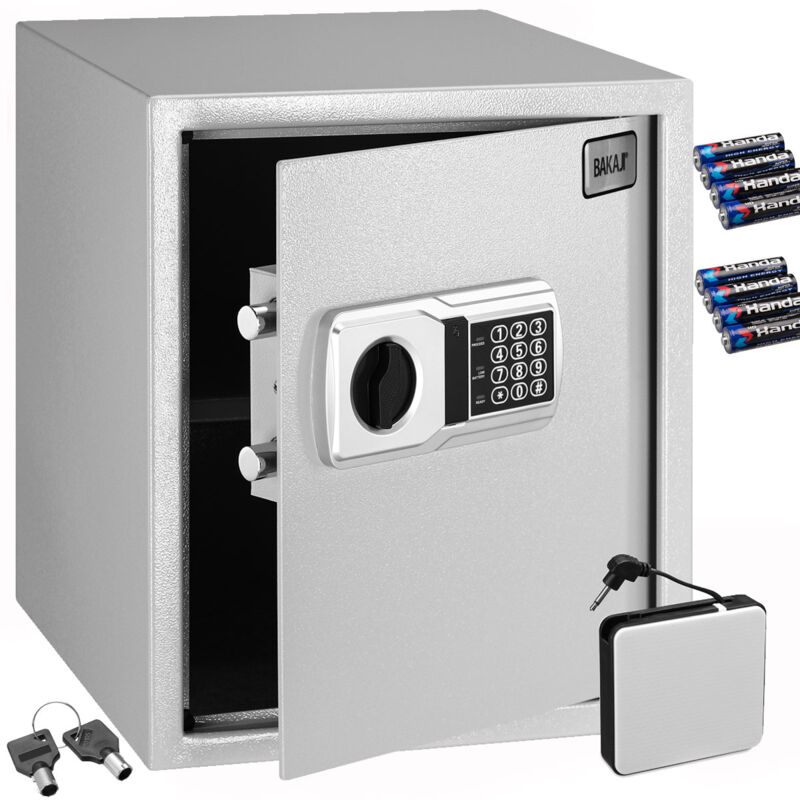 foto del prodotto cassaforte elettronica di sicurezza 40x35x40cm porta documenti valori casa hotel