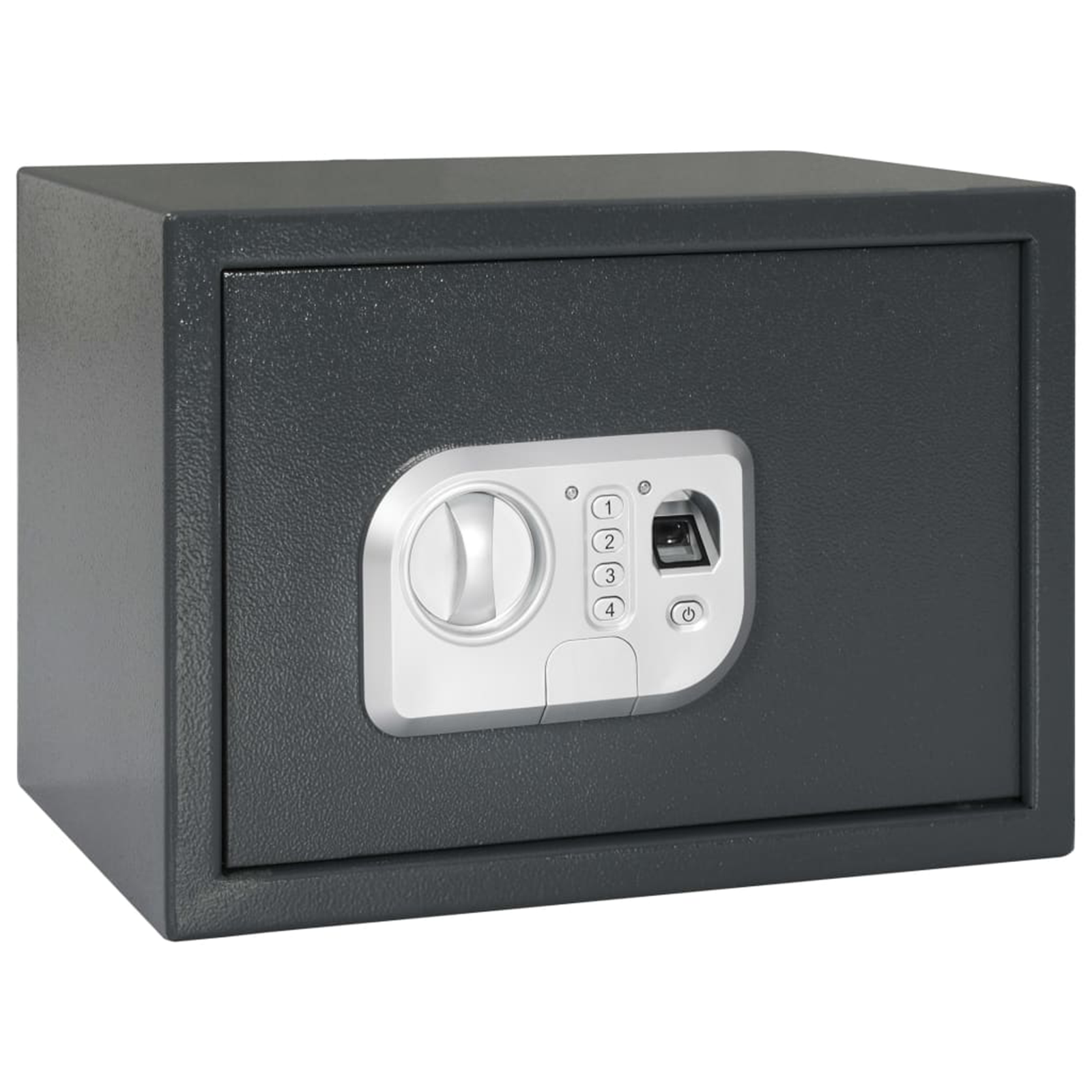 foto del prodotto cassaforte elettronica digitale con blocco con impronta 25x35x25 cm acciaio