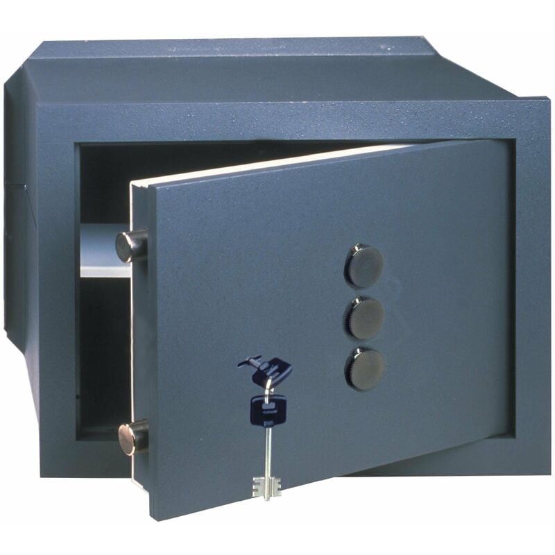 foto del prodotto cassaforte meccanica 42x30x20 cm spessore 10 mm 2 2 catenacci 1 ripiano 82210.40
