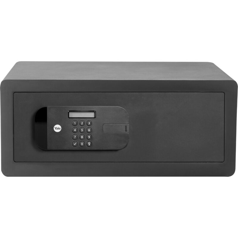 foto del prodotto cassaforte motorizzata per laptop ad alta sicurezza yyleb 200 eb1, accesso con codice pin digitale, funzione di blocco, dim interne 192 x 475 x