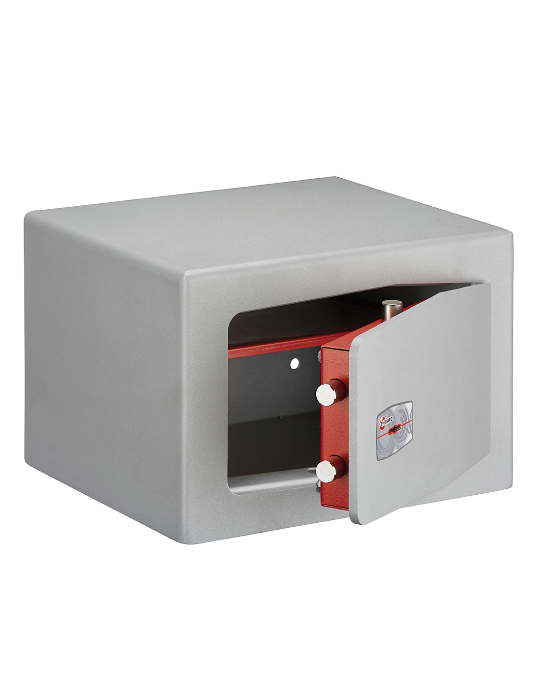 foto del prodotto cassaforte portavalori libera installazione bran, 28x40x35cm, 4 catenacci, con chiave thirard