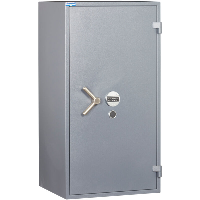 foto del prodotto cassaforte professionale bank pro 1 technomax chiave a doppia mappa combinazione elettronica digitale 650x1240x554