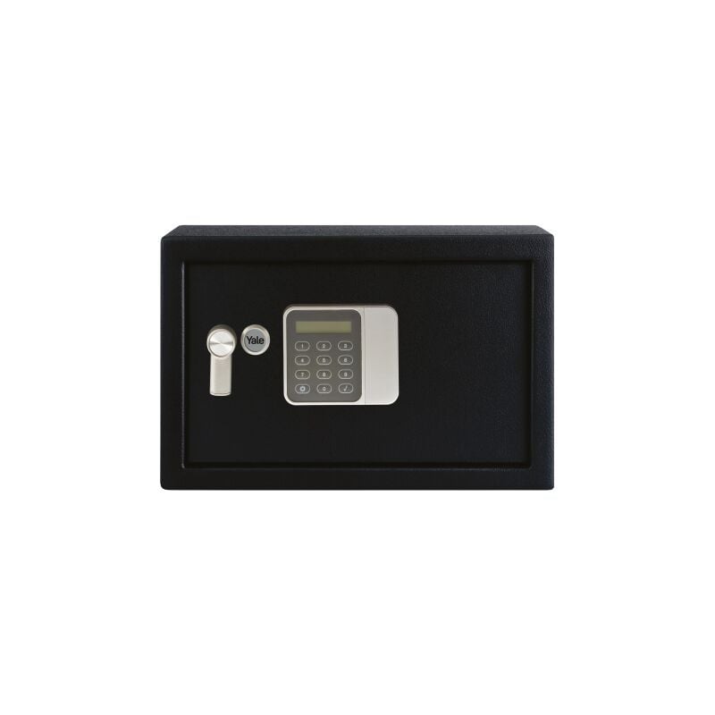 foto del prodotto cassaforte serie guest media ysg 250 db2, nero, accesso con codice pin digitale, funzione codice master yale