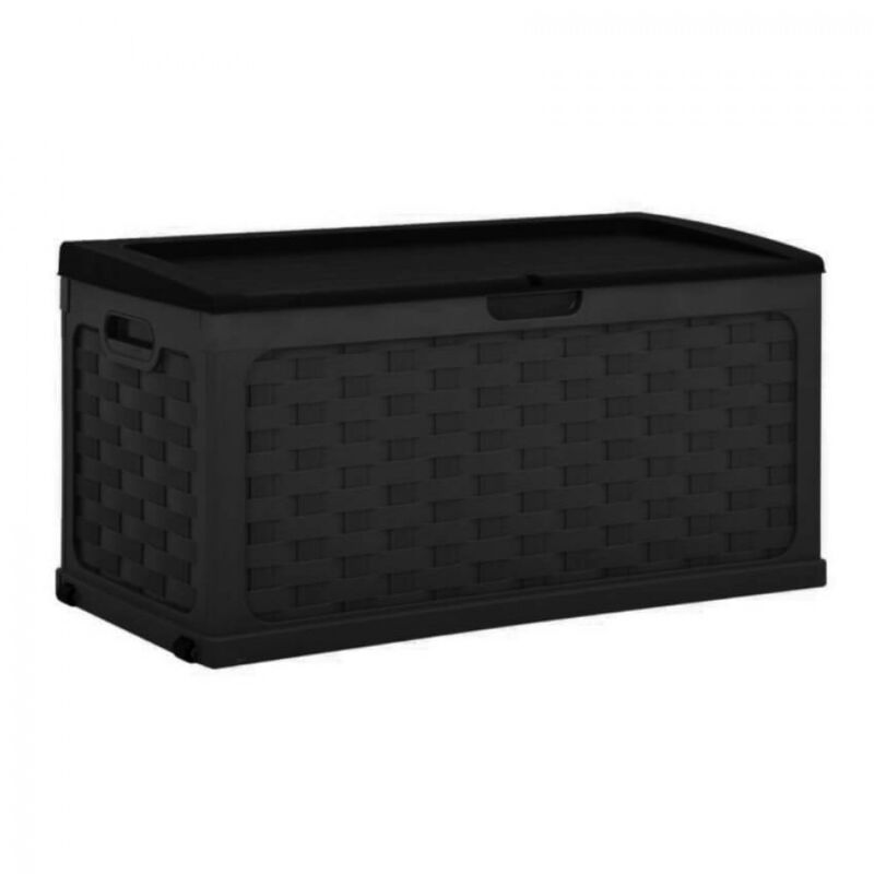 foto del prodotto cassapanca baule da esterno in plastica cm 115x56x58 corie colore antracite