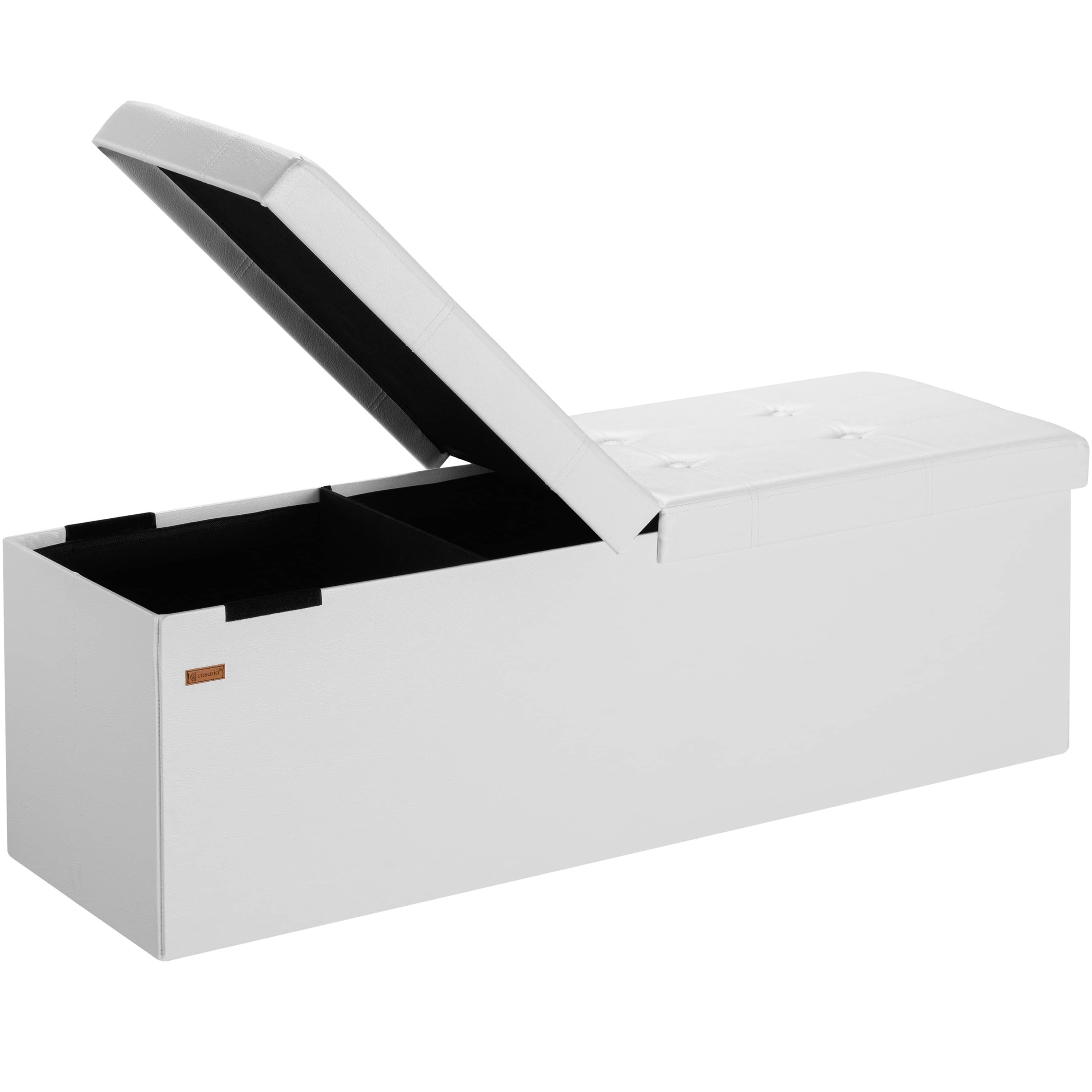 foto del prodotto cassapanca bianco 115x38x38cm