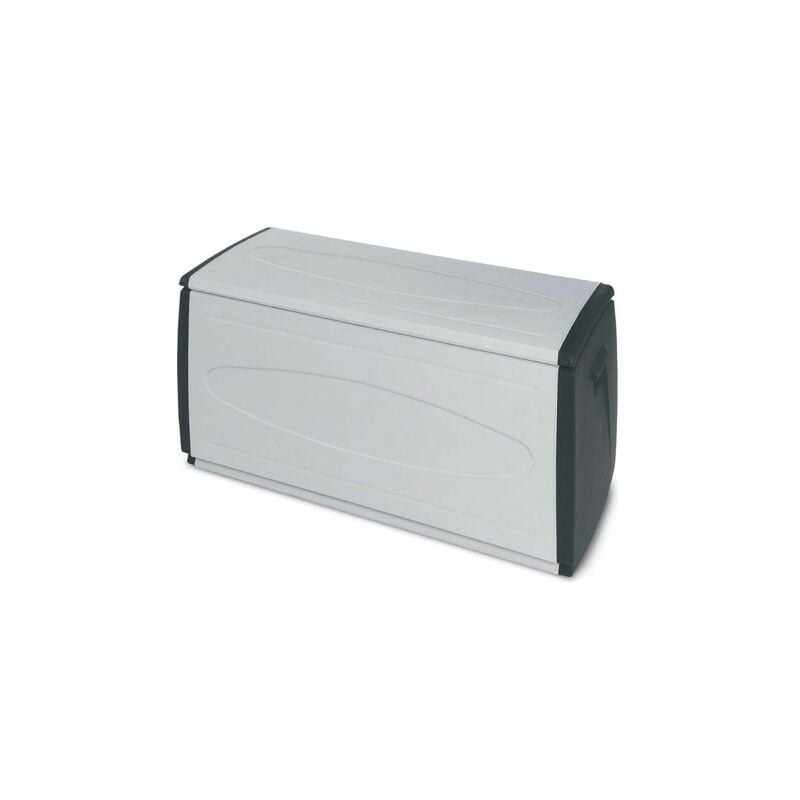 foto del prodotto cassapanca da esterno in resina terry box 120 qblack 120x54x57h
