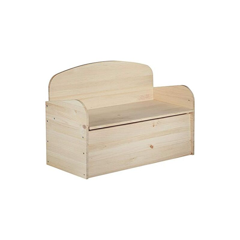 foto del prodotto cassapanca deco in pino 90x62x38cm astigarraga
