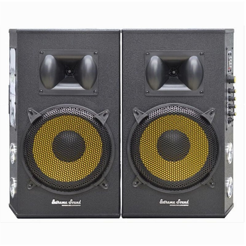 foto del prodotto casse bluetooth amplificate karaoke woofer sound musica 1400 w cx 2s10u maxtech