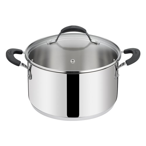 foto del prodotto casseruola lagostina 012896031624 tempra fonda con coperchio acciaio l