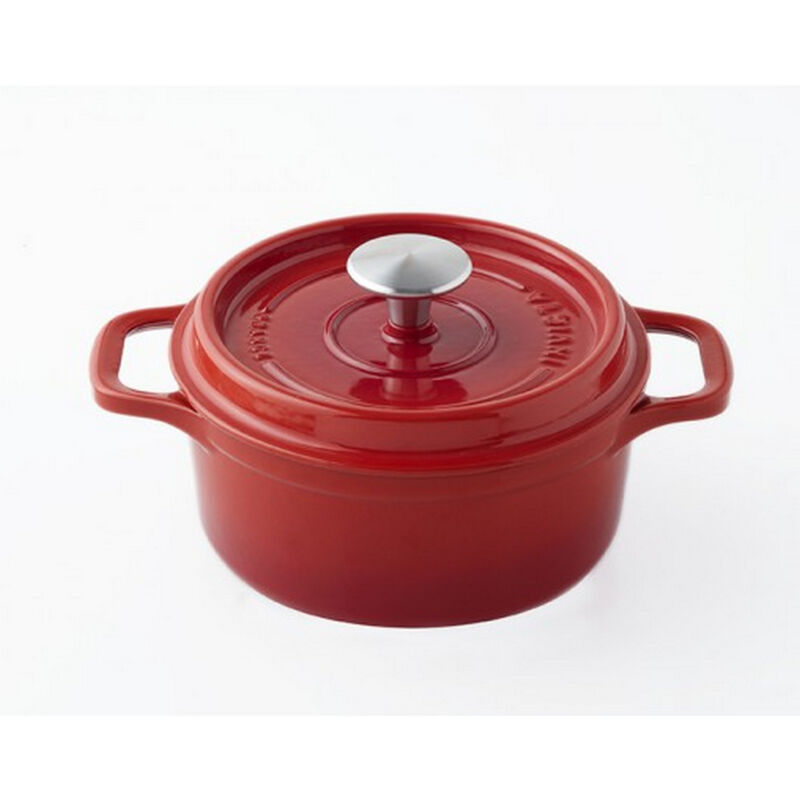 foto del prodotto casseruola rotonda in ghisa smaltata 28 cm rubino puv402280 invicta