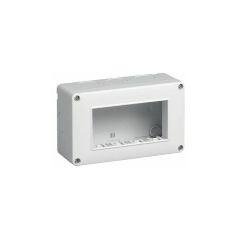 foto del prodotto cassetta 4 moduli da parete esterna idrobox ip40 compatibile serie matix tot