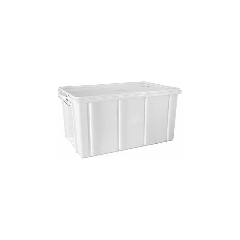 foto del prodotto cassetta box con coperchio 55x40x29 bianco