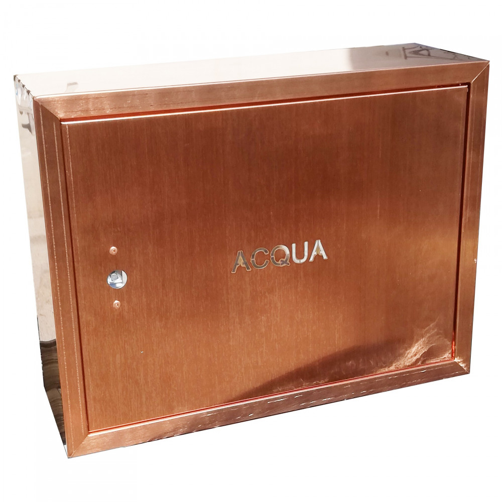foto del prodotto cassetta cassonetto contenitore rame per contatore acqua, scegli se h 30 x l 40 x p 20cm