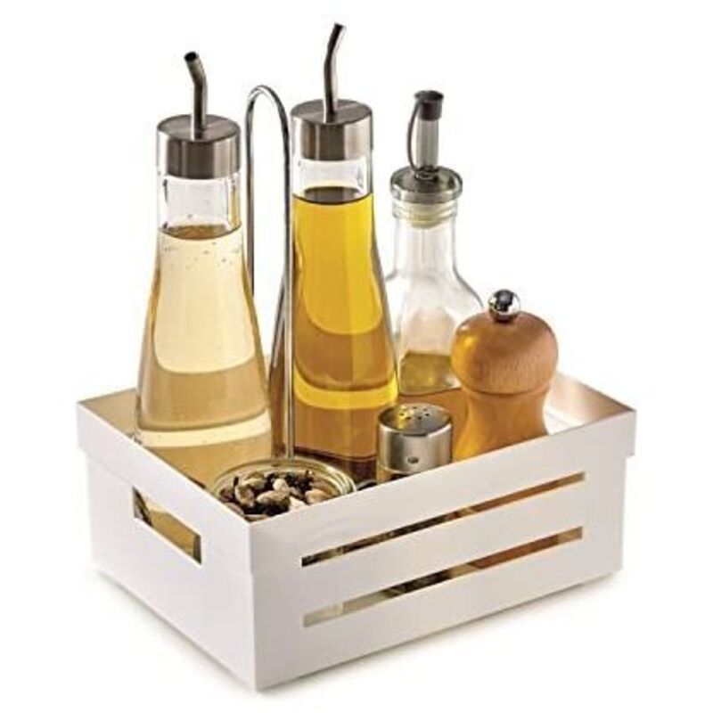 foto del prodotto cassetta cucina organizer cucina cassetta piccola 2 lt colore bianco made in italy bpa free - snips