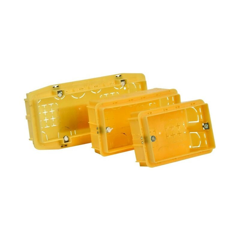 foto del prodotto cassetta da incasso per supporti 503 3 posti 106x71x52 mm