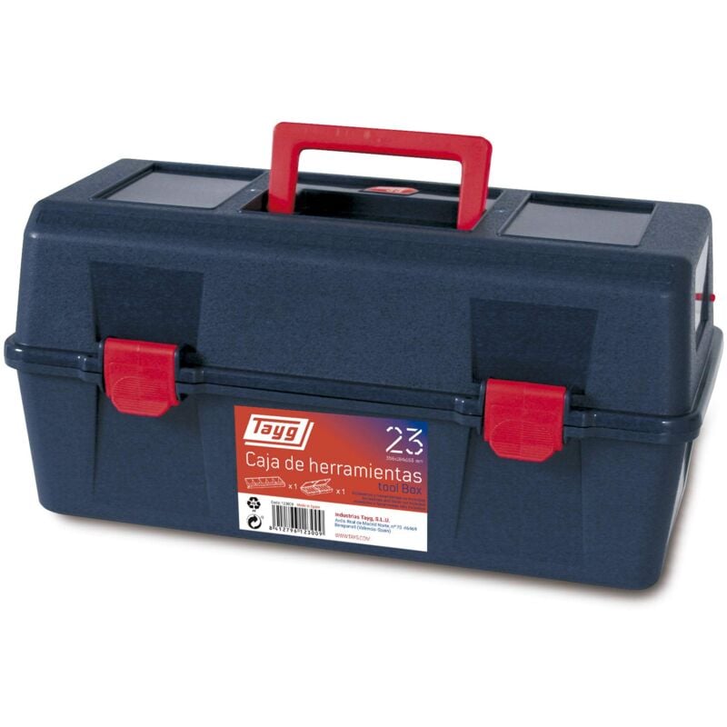 foto del prodotto cassetta degli attrezzi 356 x 184 x 163 mm con vassoio e organizer 10,9 l