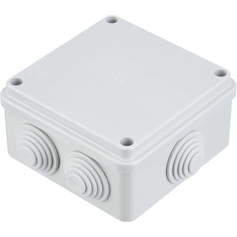 foto del prodotto cassetta derivazione l 100 x h 100 x p 50mm ip54 preforata quadrata