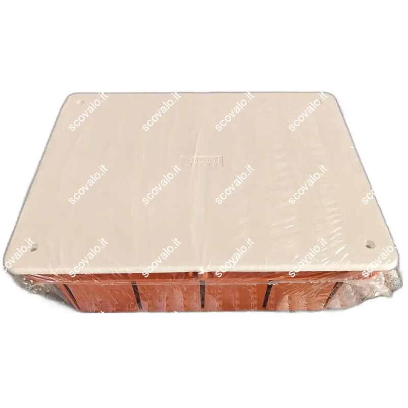 foto del prodotto cassetta di derivazione da incasso impianto elettrico pt6 196x152x70 mm