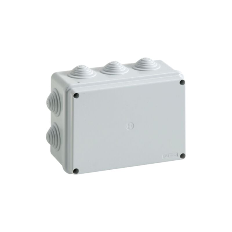 foto del prodotto cassetta di derivazione ip55 grigia 150x110x70 viti metalliche ip55 03 vm bocchiotti b04833