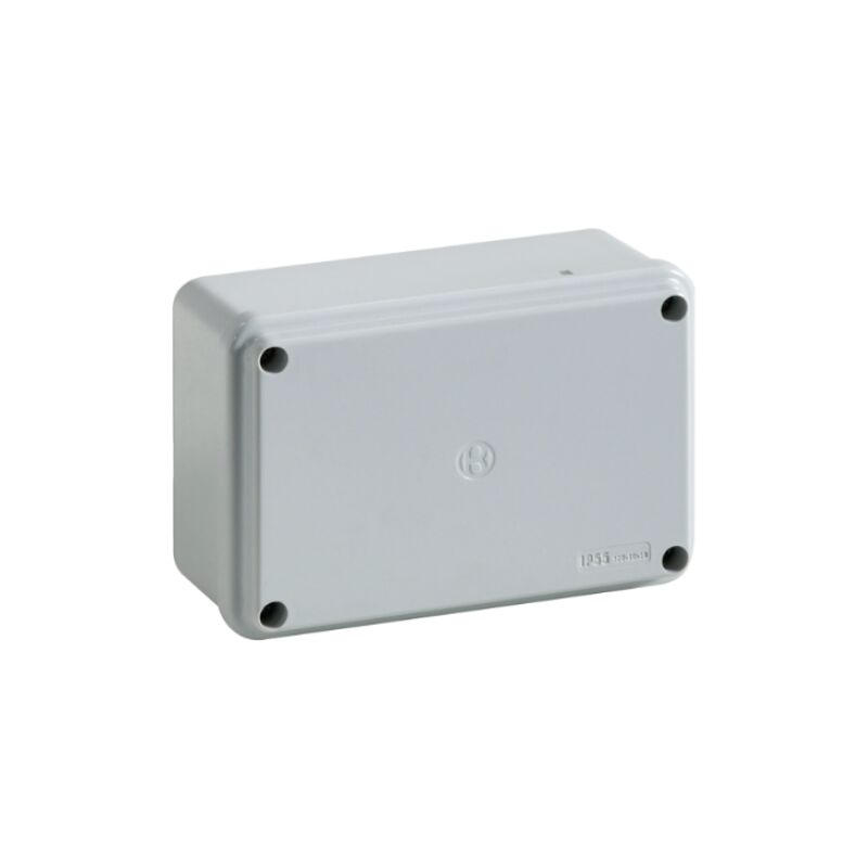 foto del prodotto cassetta di derivazione ip56 grigia 120x80x50 viti metalliche ip56 02 vm bocchiotti b04842
