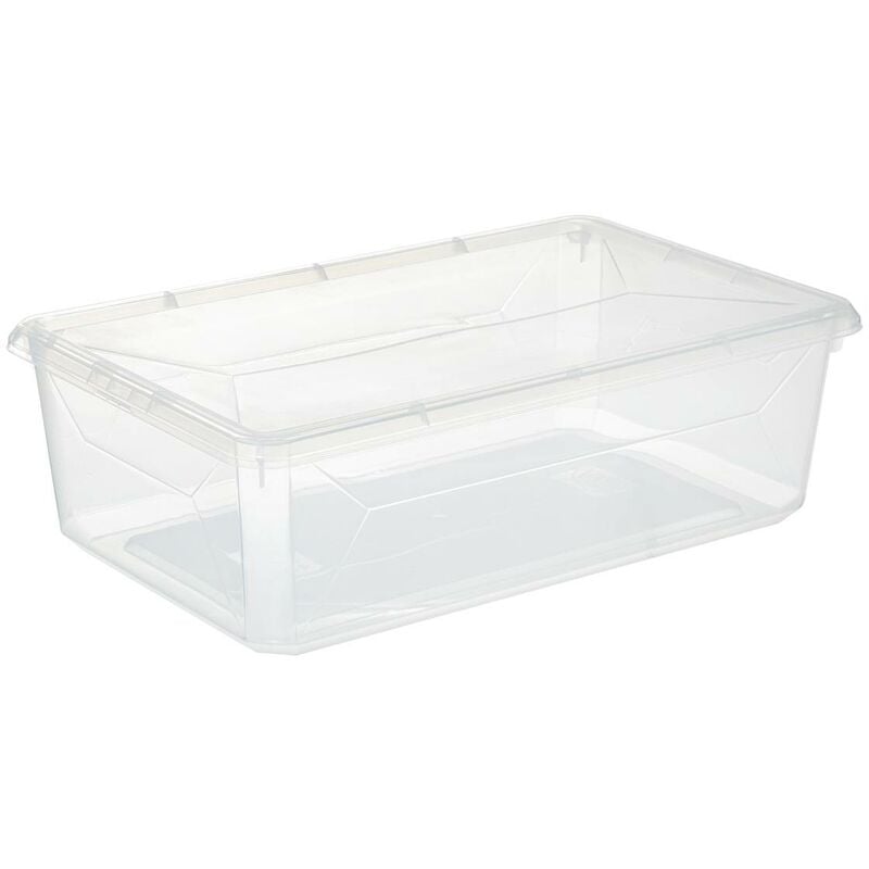 foto del prodotto cassetta di plastica trasparente simply 6,5l 5five