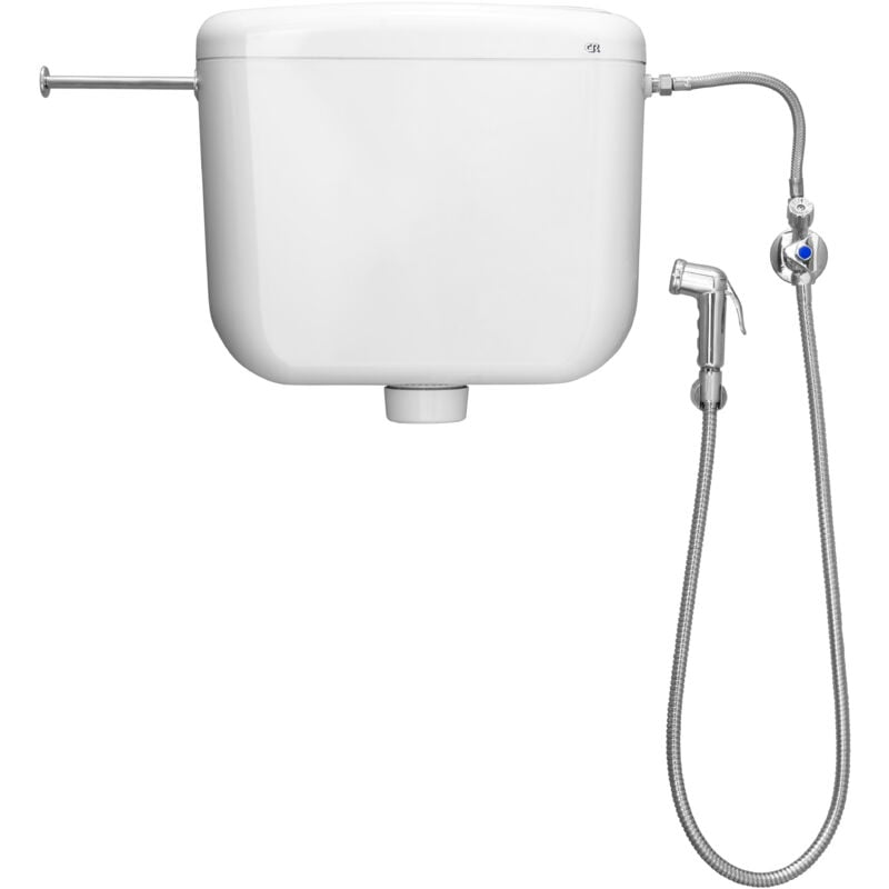 foto del prodotto cassetta di scarico wc concept 2 doppio scarico rivestita con doccetta e portarotolo cr