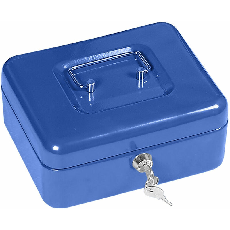 foto del prodotto cassetta di sicurezza portavalori con chiave 25x18x7cm bauer
