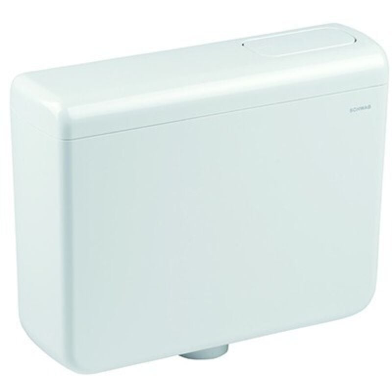 foto del prodotto cassetta esterna iris mono senza rubinetto bianca. 6 4-7 lt