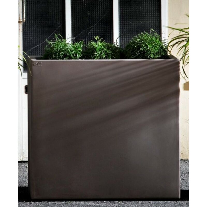 foto del prodotto cassetta fioriera alta 65cm tortora fenice 