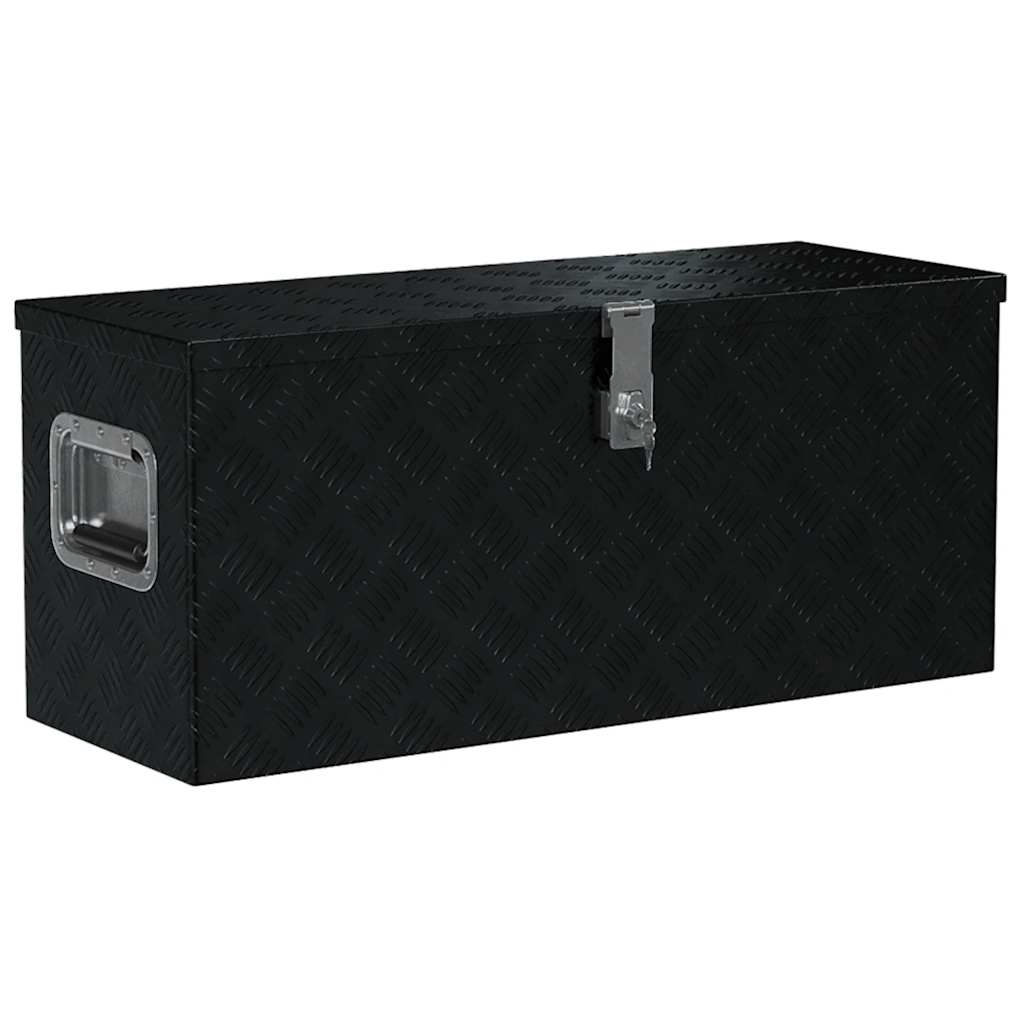 foto del prodotto cassetta in alluminio 80x30x35 cm nera cod mxl 11701