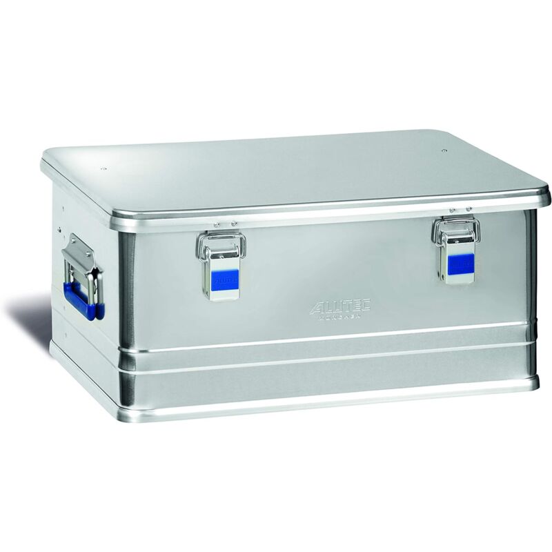 foto del prodotto cassetta in alluminio alutec comfort 48 contenuto 48 l, dimensioni interne lxpxa 550 x 350 x 248 mm, resistente alla polvere e agli spruzzi