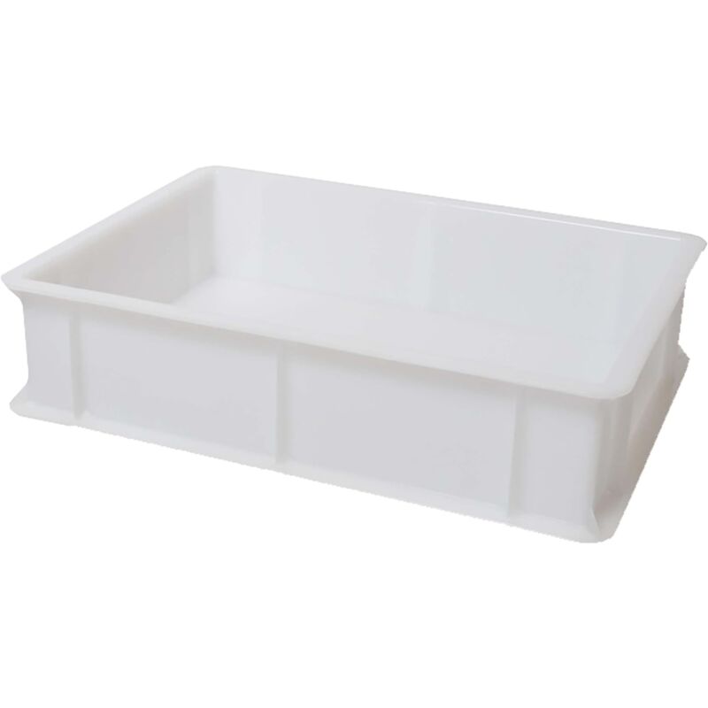 foto del prodotto cassetta per impasti palline lievitazione pizza pane lt. 12 cm 40x30 alta 13 professionale senza coperchio contenitore cibo sovrapponibile