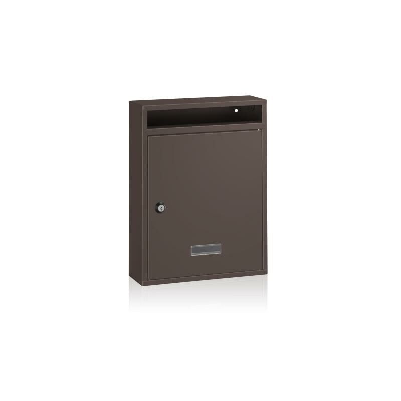 foto del prodotto cassetta per le lettere 8l norma decayeux 260x640x85 mm grigio marrone 211146