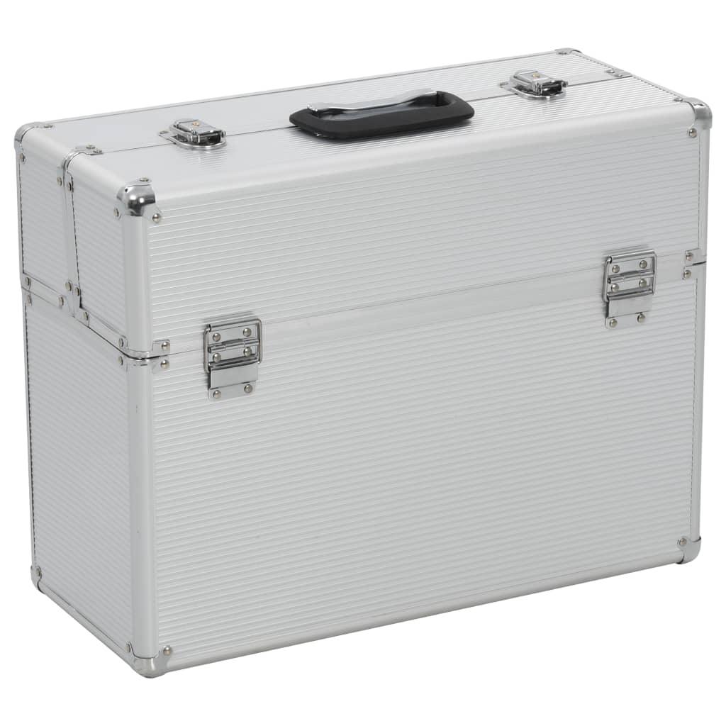 foto del prodotto cassetta porta attrezzi 47 x 36 x 20 cm alluminio argento 02 0003217