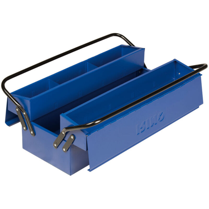 foto del prodotto cassetta porta attrezzi con 2 maniglie e 3 vaschette 500x210x190mm 902031 irimo