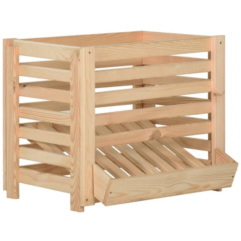 foto del prodotto cassetta porta patate 60x40x50 cm in legno massello di pino vidaxl