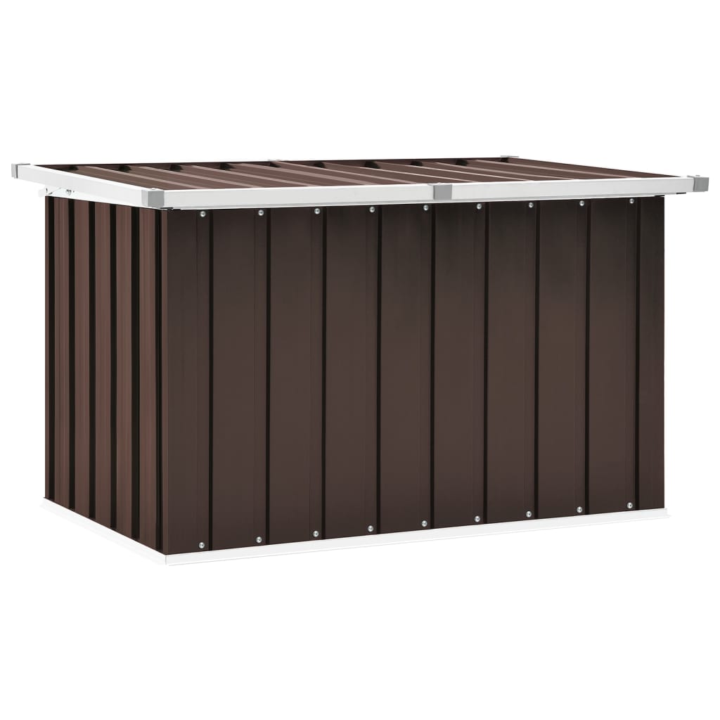 foto del prodotto cassetta portaoggetti per mobili da giardino 109 x 67 x 65 cm marrone 02 0013093