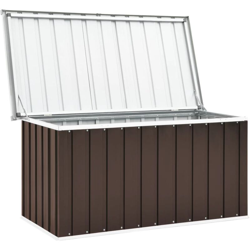 foto del prodotto cassetta portaoggetti per mobili da giardino 129 x 67 x 65 cm marrone 020013097