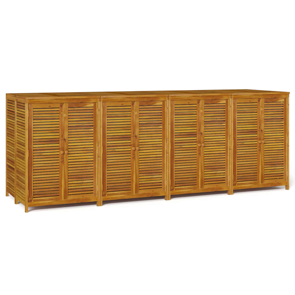 foto del prodotto cassetta portaoggetti per mobili da giardino 280 x 87 x 104 cm in legno massello di acacia 02 0013027