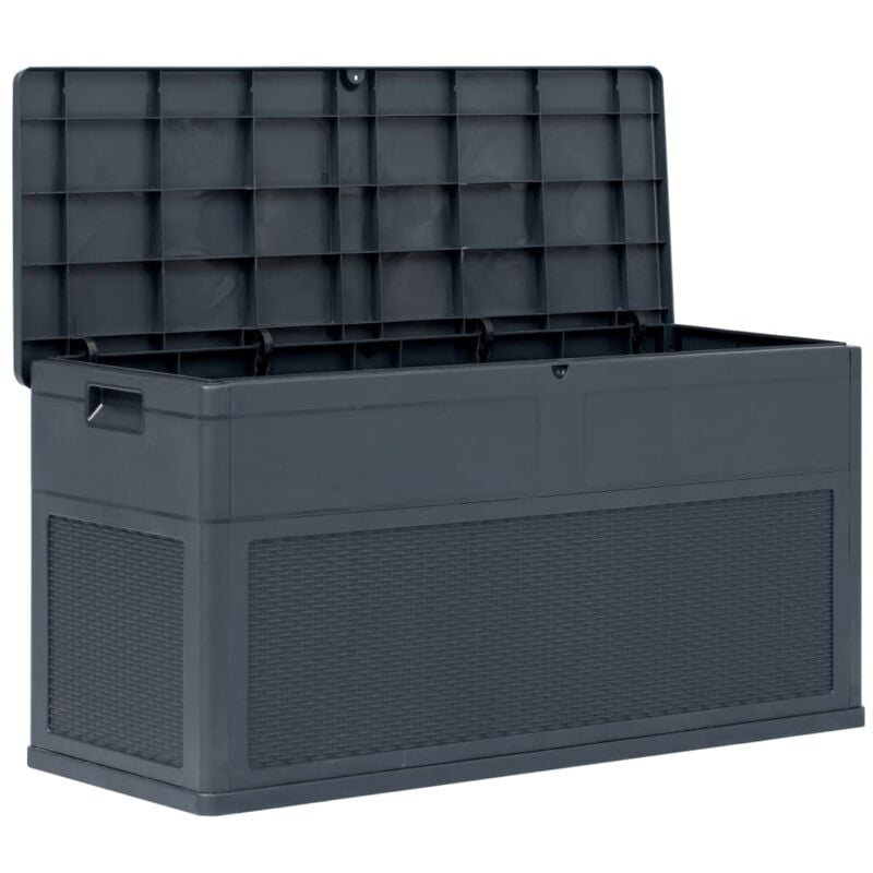 foto del prodotto cassetta portaoggetti per mobili da giardino 320 litri antracite 020013029