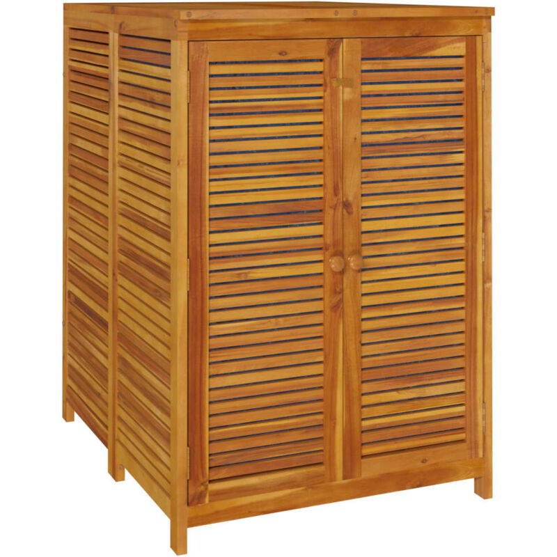 foto del prodotto cassetta portaoggetti per mobili da giardino 70 x 87 x 104 cm in legno massello di acacia