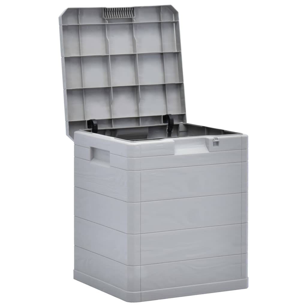 foto del prodotto cassetta portaoggetti per mobili da giardino 90 litri grigio chiaro 02 0013049