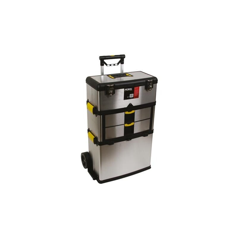 foto del prodotto cassetta portautensili con rotelle acciaio inox 570 x 354 x 830 mm