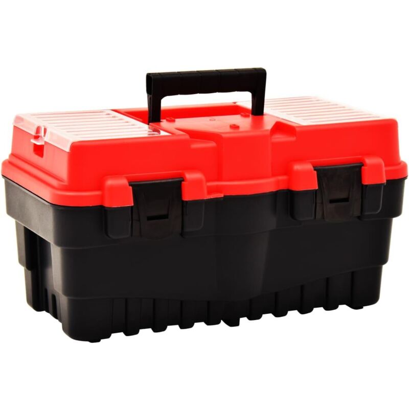 foto del prodotto cassetta portautensili in plastica 462 x 256 x 242 mm rossa
