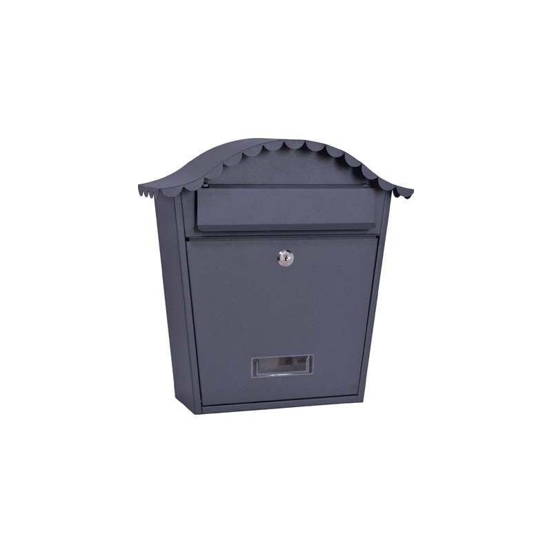 foto del prodotto cassetta posta country domus acciaio verniciato antracite mm 360x135 h.mm 370 1 pz