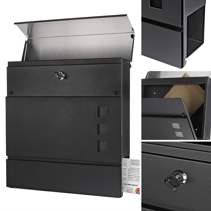foto del prodotto cassetta postale a parete melko cassetta postale in acciaio inox design cassetta postale cassetta postale cassetta postale