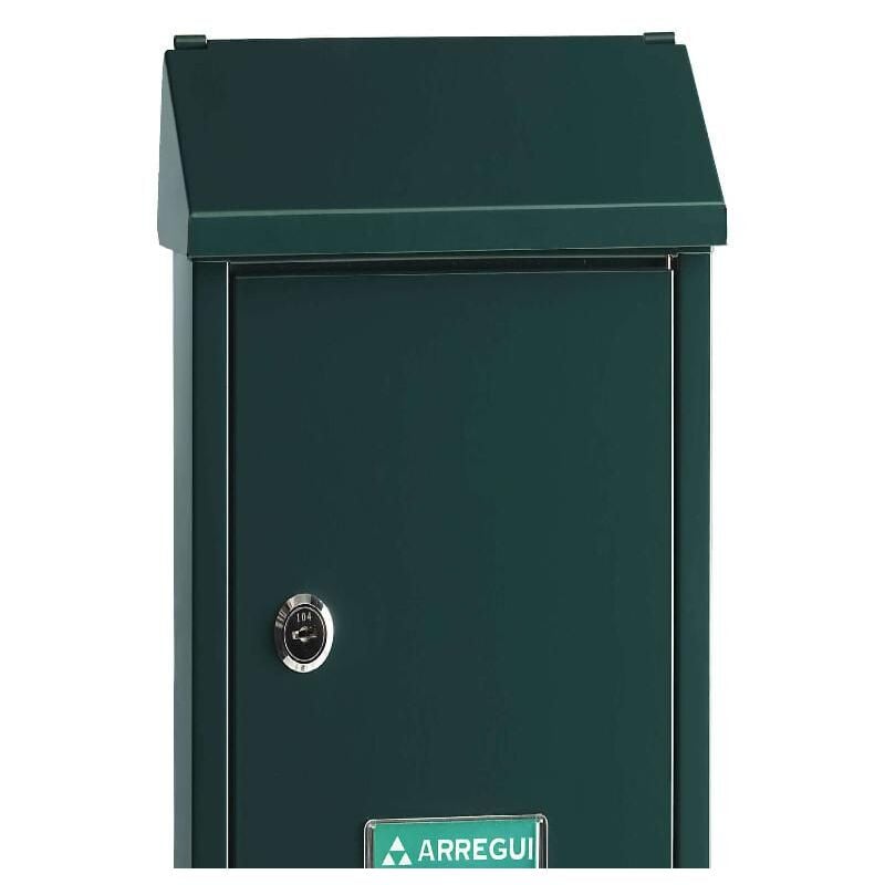 foto del prodotto cassetta postale acciaio smart verde
