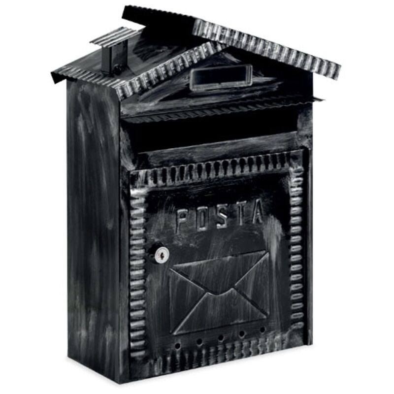 foto del prodotto cassetta postale altea struttura ferro battuto 26.5x14x35cm - technomax